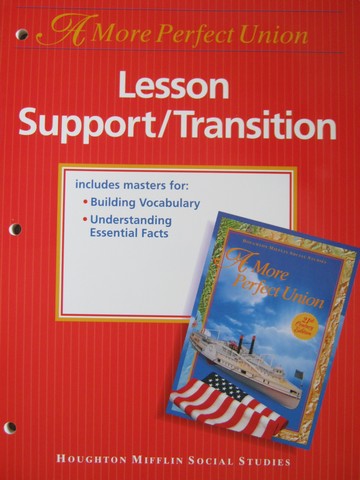 (image for) A More Perfect Union 8 21st Century Edition Lesson Support (P) - Click Image to Close