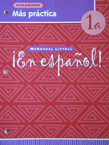 (image for) En espanol! 1a Cuaderno Mas practica (P)