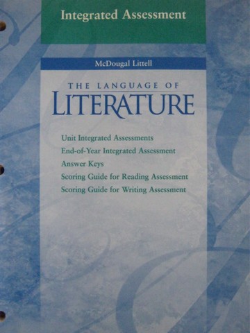 (image for) Language of Literature 10 Integrated Assessment (P)
