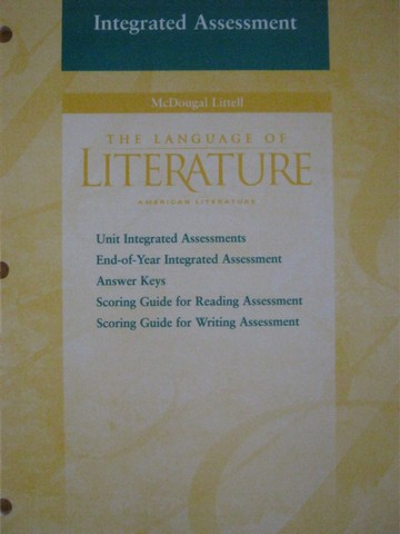(image for) Language of Literature American Literature Integrated (P)