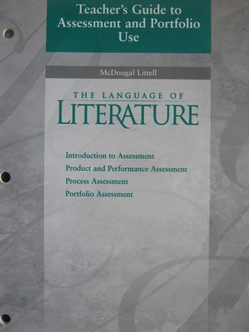 (image for) Language of Literature Grades 9-12 Assessment & Portolio Use (P)