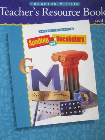 (image for) Spelling & Vocabulary 7 Teacher's Resource Book (TE)(P)