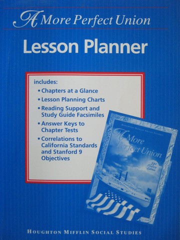 (image for) A More Perfect Union 8 21st Century Edition Lesson Planner (P)