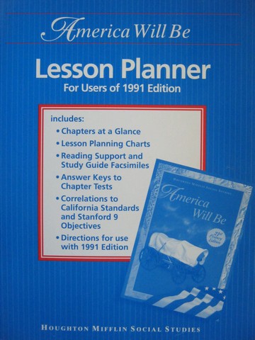 (image for) America Will Be 5 21st Century Edition Lesson Planner 1991 (P)