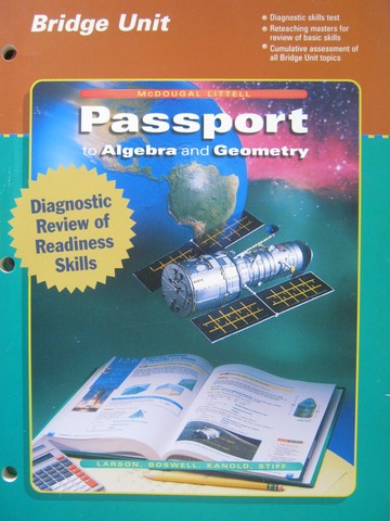 (image for) Passport to Algebra & Geometry Bridge Unit (P)