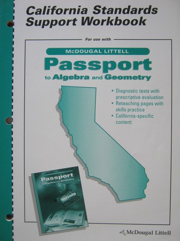 (image for) California Standards Support Workbook 7 (CA)(P)