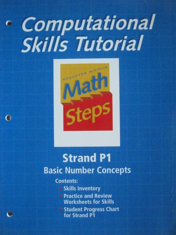 (image for) Computational Skills Tutorial Strand P1 Basic Number Concepts(P)