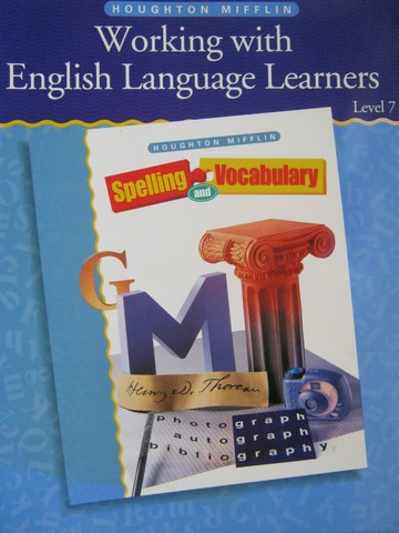 (image for) Spelling & Vocabulary 7 Working with ELL (P)