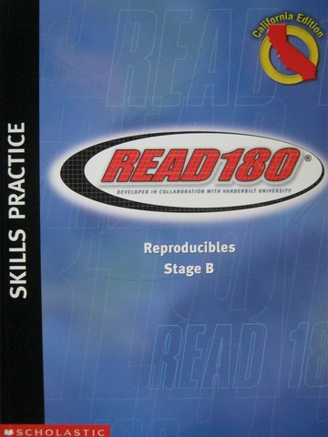 (image for) Read 180 Stage B Skills Practice Reproducibles (CA)(P)