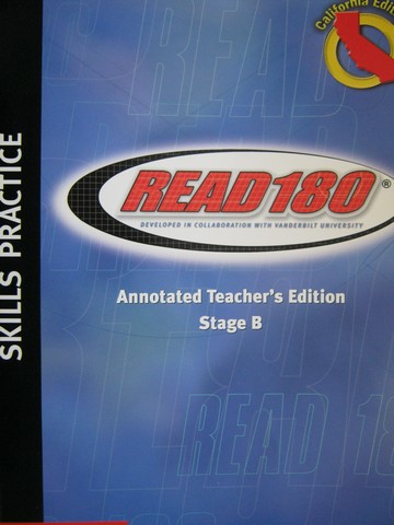 (image for) Read 180 Stage B Skills Practice ATE (CA)(TE)(P)