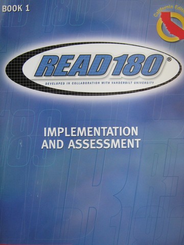 (image for) Read 180 Book 1 Implementation & Assessment (CA)(TE)(P)