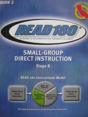 (image for) Read 180 Stage B Book 3 Small-Group Direct Instruction (CA)(P)