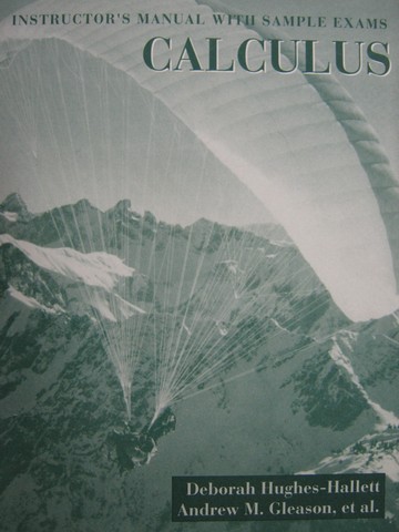 (image for) Calculus Instructor's Manual with Sample Exams (TE)(P)