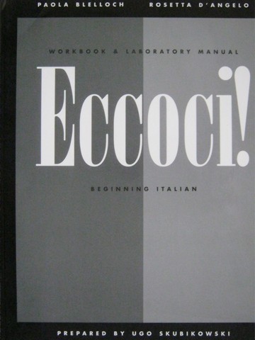 (image for) Eccoci! Beginning Italian Workbook & Lab Manual (P) by Ugo Skubikowski