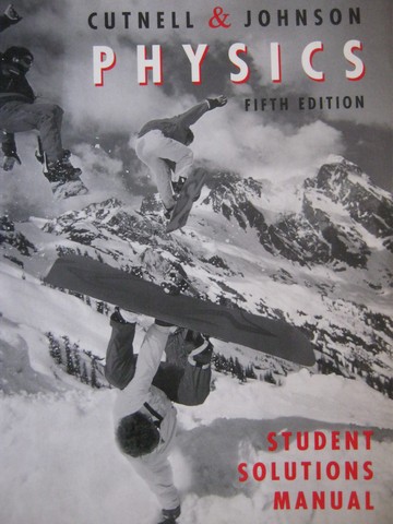 (image for) Physics 5th Edition Student Solutions Manual (P)