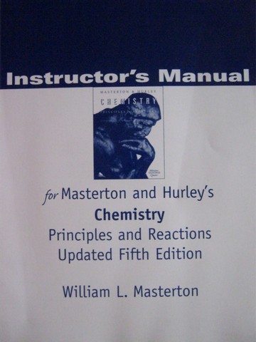 (image for) Chemistry Principles & Reactions 5th Edition IM (TE)(P)