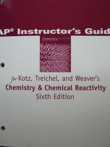 (image for) Chemistry & Chemical Reactivity 6e AP IG (TE)(P)