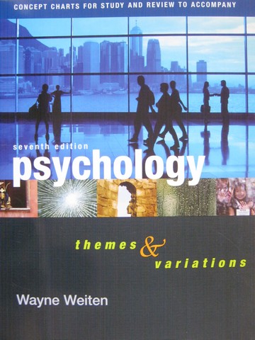 (image for) Psychology Themes & Variations 7e Concept Charts for Study & (P)