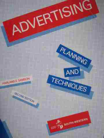 (image for) Advertising 2nd Edition Planning & Techniques (P) by Samson
