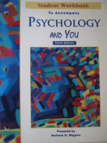 (image for) Psychology & You 3rd Edition Student Workbook (P) by Wiggins
