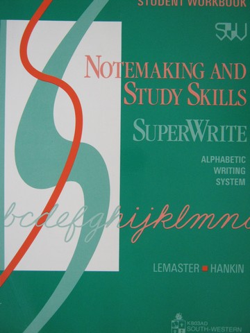 (image for) SuperWrite Notemaking & Study Skills Student Workbook (P)