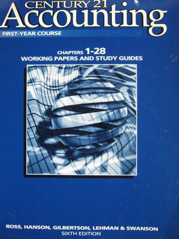 (image for) Century 21 Accounting 1st-Year 6e Working Papers 1-28 (P)