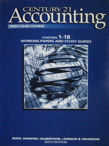 (image for) Century 21 Accounting 1st-Year 6e Working Papers 1-18 (P)