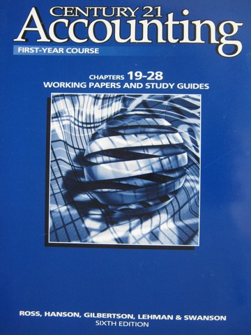 (image for) Century 21 Accounting 1st-Year 6e Working Papers 19-28 (P)