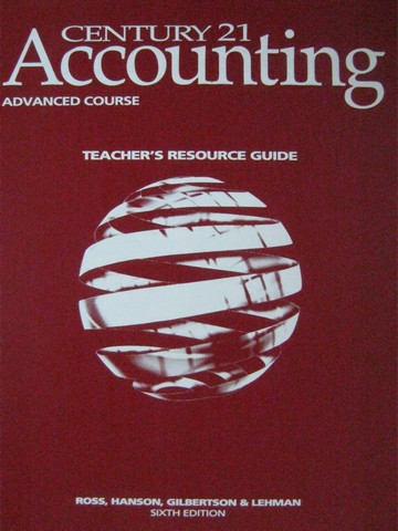 (image for) Century 21 Accounting Advanced 6e TRG (TE)(Binder)
