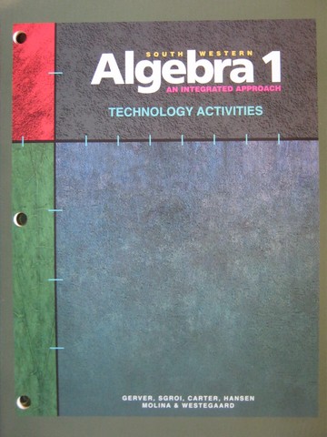 (image for) Algebra 1 An Integrated Approach Technology Activities (P)