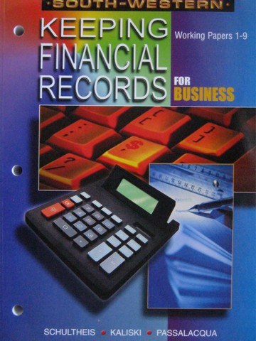 (image for) Keeping Financial Records for Business Working Papers 1-9 (P)