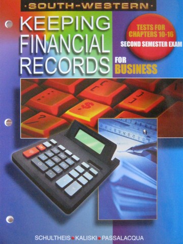 (image for) Keeping Financial Records for Business Tests for 10-16 (P)