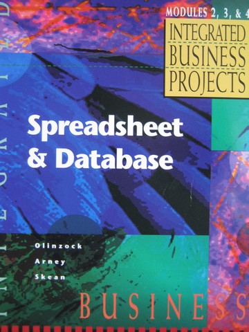(image for) Integrated Business Projects Modules 2/3/4 Spreadsheet (Spiral)