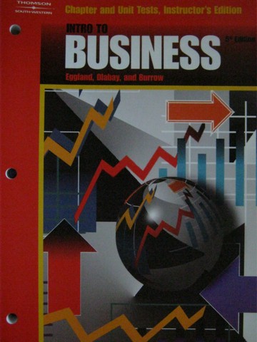 (image for) Intro to Business 5th Edition Chapter & Unit Tests IE (TE)(P)