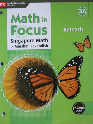 (image for) Math in Focus 3A Common Core Reteach (P) by Fong Ho Kheong