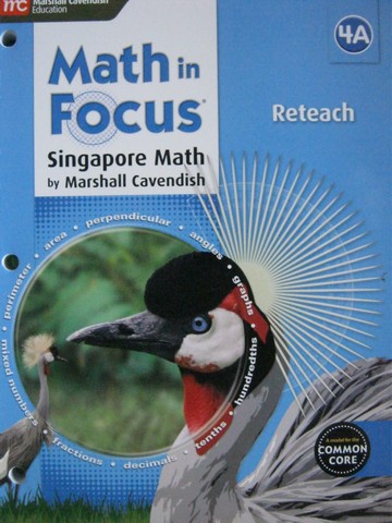 (image for) Math in Focus 4A Common Core Reteach (P) by Fong Ho Kheong