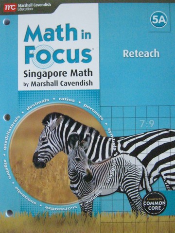 (image for) Math in Focus 5A Common Core Reteach (P) by Fong Ho Kheong
