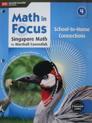 (image for) Math in Focus 4 Common Core School-to-Home Connections (P)