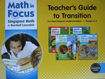 (image for) Math in Focus 2-5 Common Core Teacher's Guide to Transition (P)