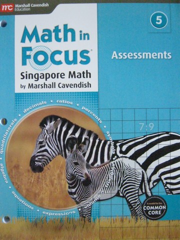 (image for) Math in Focus 5 Common Core Assessments (P) by Ramakrishnan