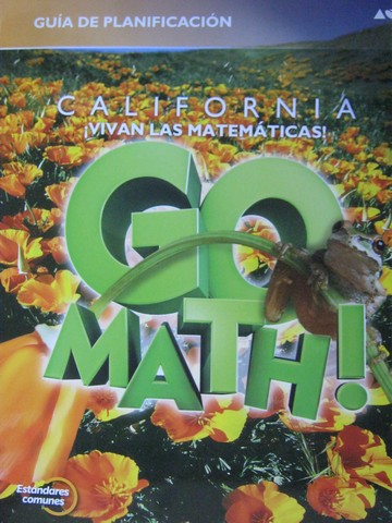 (image for) California Go Math! 5 Estandares comunes Planning Guide (CA)(P)