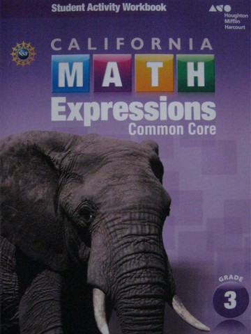 (image for) California Math Expressions Common Core 3 Activity Workbook (P)