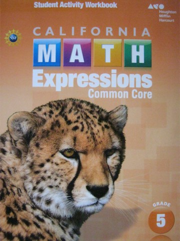 (image for) California Math Expressions Common Core 5 Activity Workbook (P)