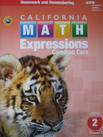 (image for) California Math Expressions Common Core 2 Volume 2 Homework (P)