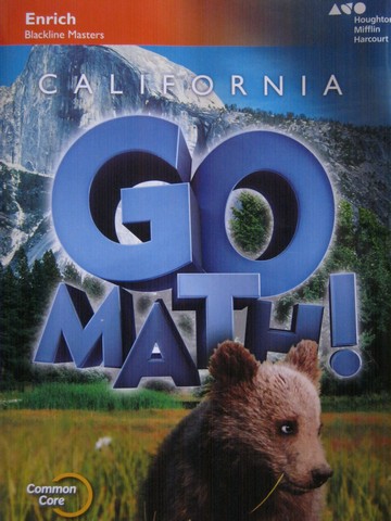 (image for) California Go Math! 2 Common Core Enrich Blackline Masters (CA)(P)