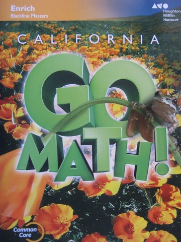 (image for) California Go Math! 5 Common Core Enrich Blackline Masters (P)