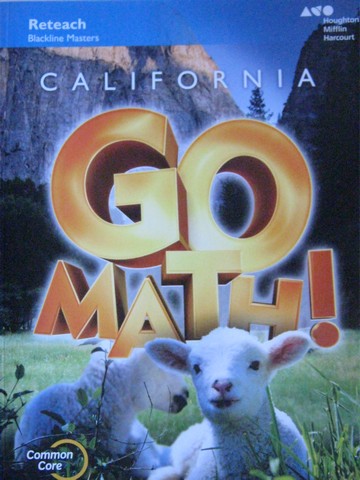 (image for) California Go Math! K Common Core Reteach Blackline Masters (CA)(P)