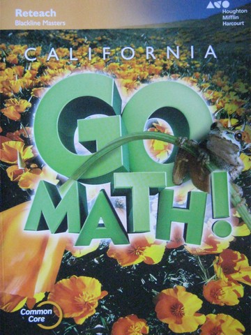 (image for) California Go Math! 5 Common Core Reteach Blackline Masters (P)
