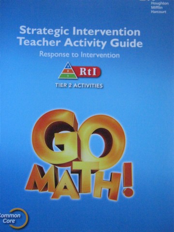 (image for) Go Math! K Common Core Tier 2 Activities TG (TE)(P)