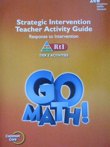 (image for) Go Math! 2 Common Core Tier 2 Activities TG (TE)(P)